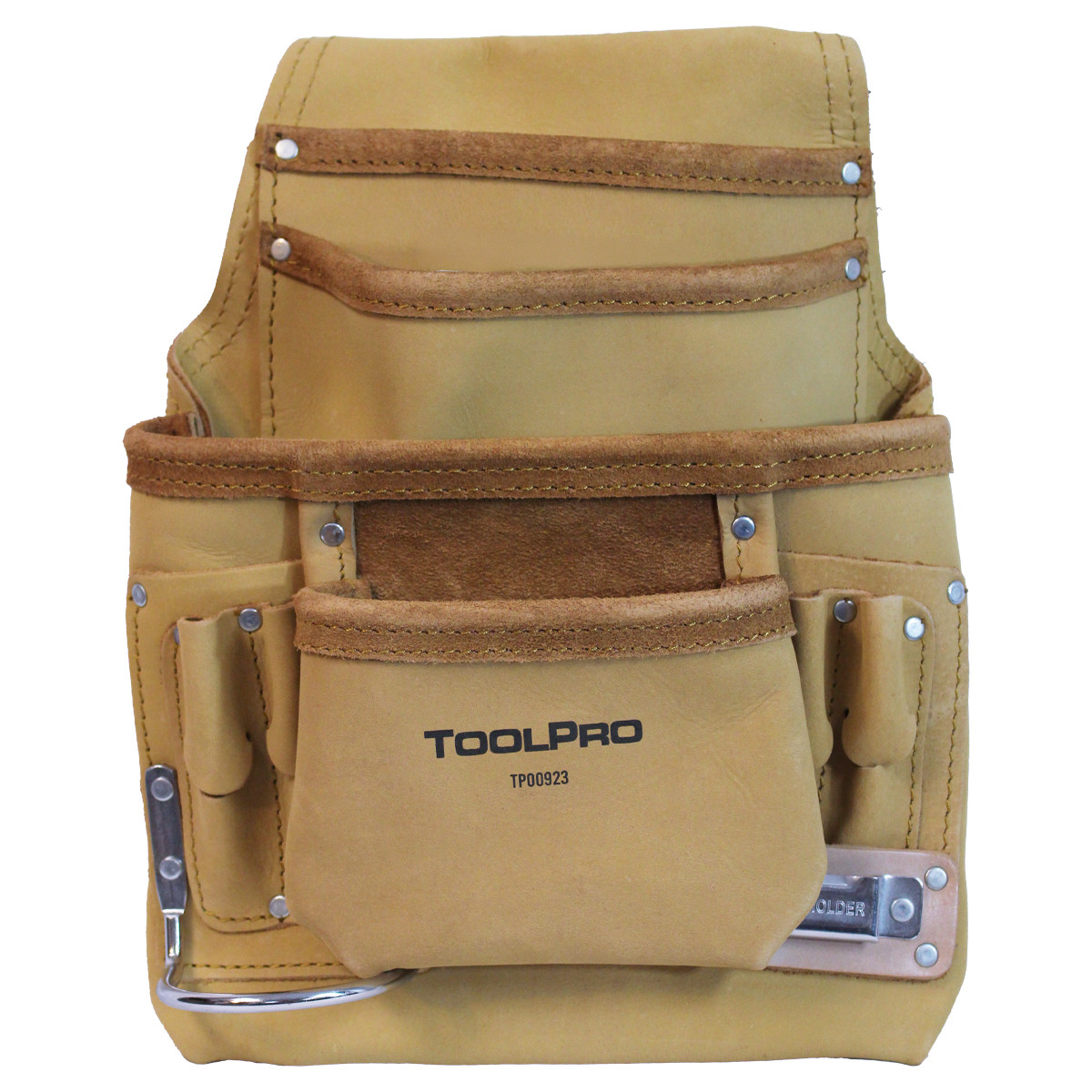 10 Pocket Nail Pouch - Top Grain - ToolPro