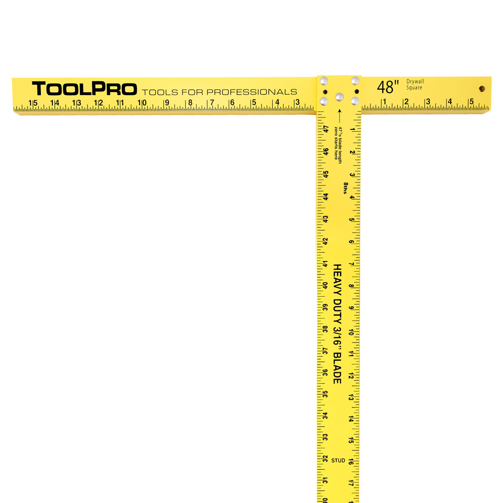 48 in. Drywall T-Square - Box of 2 - ToolPro