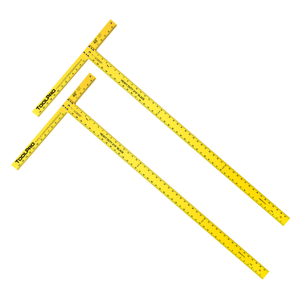 THE BOX／THE SQUARE～T-SQUARE 48 in. Drywall T-Square - Box of 2 - ToolPro
