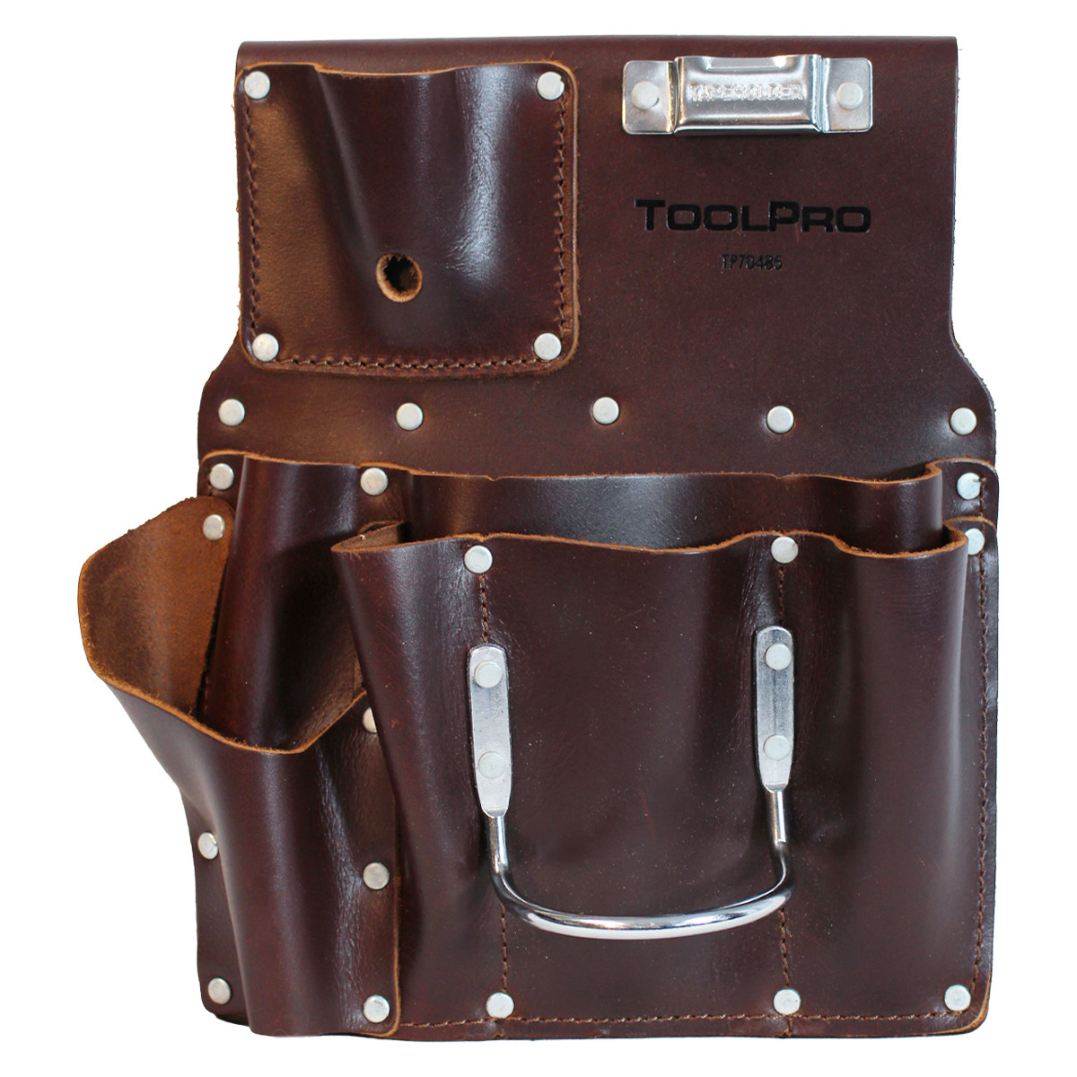 8 Pocket Drywall Hanging Pouch Oil Tanned - Right Hand - ToolPro