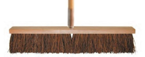 24 in. Palmyra Push Broom with B60 Threaded Handle