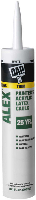 10.1 oz. ALEX White Painter's Caulk  - Case of 12