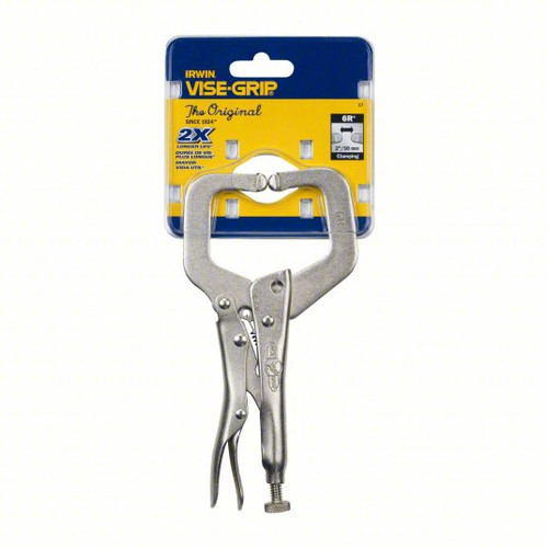 6 in. Original Locking CClamps with Regular Tips ToolPro