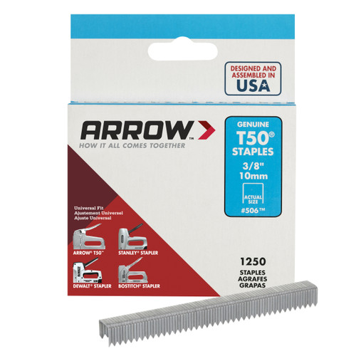 3/8 in. Heavy Duty T50 Staples (1250-Pack) - Box of 4