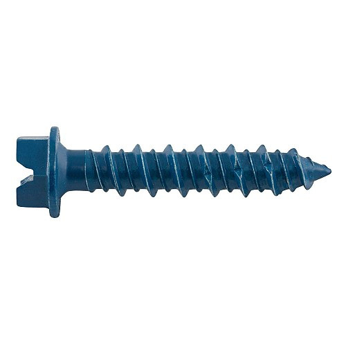 UltraCon+ Screw Anchor, hex hd 1/4 in. x 1-1/4 in. - Blue, Box of 100
