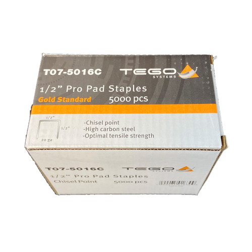 1/2 in. Chisel Point High Carbon Steel Staples (5000-Pack) Gold Standard