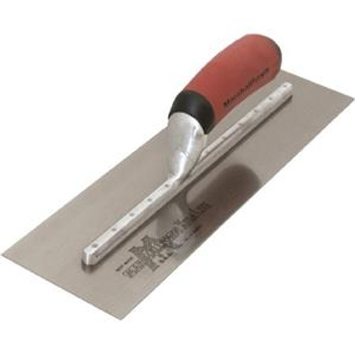 13 in. x 5 in. High Carbon Steel Finishing Trowel with DuraSoft Handle