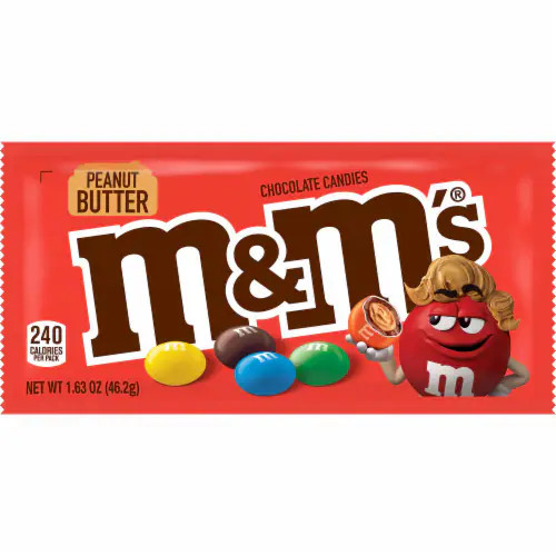 Peanut butter M&MSPeanut butter M&MS