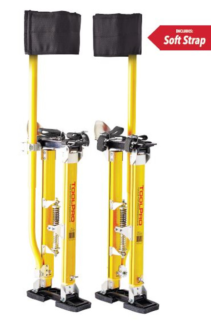 Adjustable Stilts Magnesium - 24 in. to 40 in. With Soft Straps