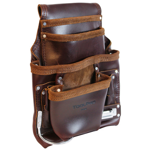 10 Pocket Nail Pouch - Oil Tanned