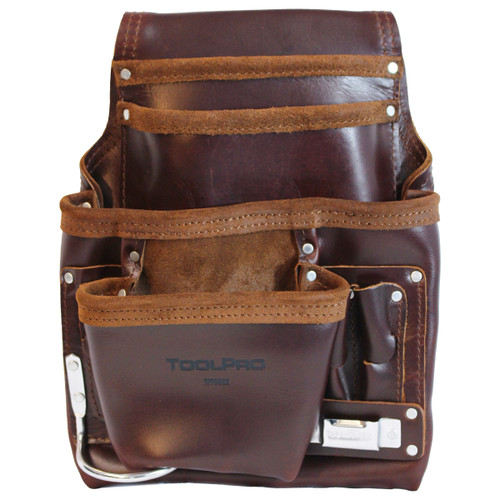 10 Pocket Nail Pouch - Oil Tanned