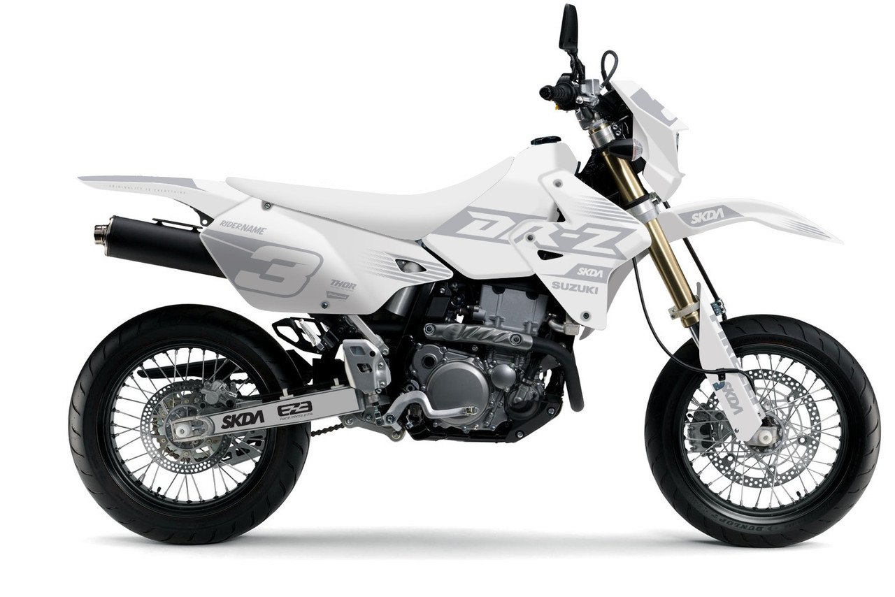 SMOKE Wht/Grey DRZ/JR Full Graphics Kit SKDA AU Store