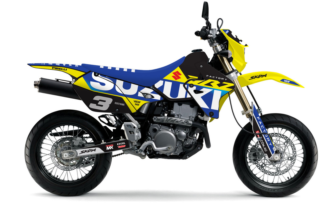 Dirt Bike Build Suzuki Drz400 Adventure Bike KING Blue DRZ/JR Full