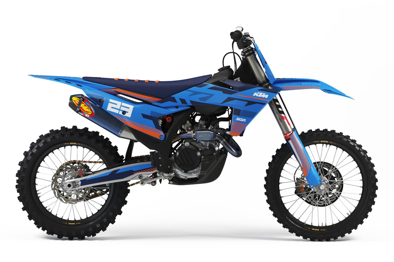 VOLT Blue/Navy KTM Full Graphics Kit - SKDA - AU Store