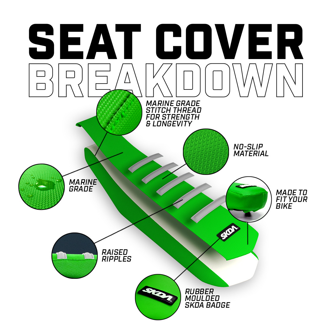 Talaria Sting Rippled Seat Cover - BLACK - SKDA - AU Store
