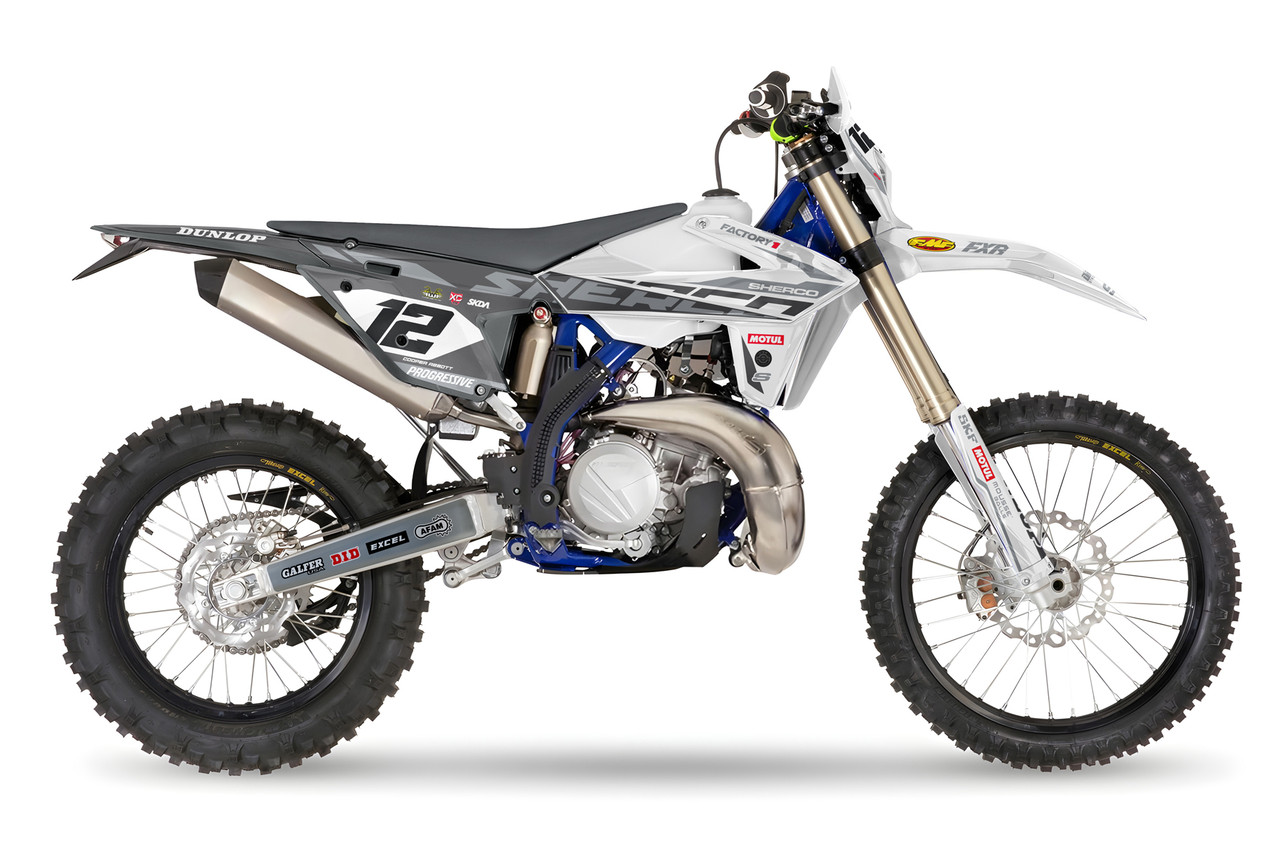 FACTORY White Sherco Full Graphics Kit - Main Image