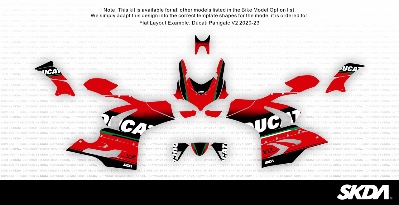 Ducati Panigale Graphics Kit - by SKDA