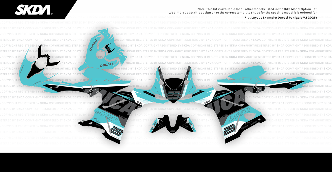 Ducati Panigale Graphics Kit - by SKDA