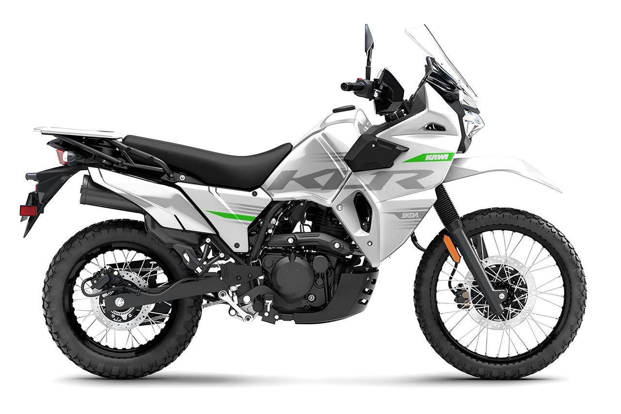 SMOKE White KLR Full Graphics Kit - SKDA Moto Creative - Canada