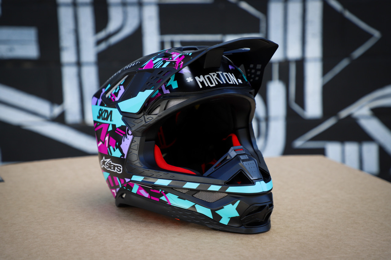 SHATTER Alpinestars Helmet Graphics Kit - SKDA - AU Store