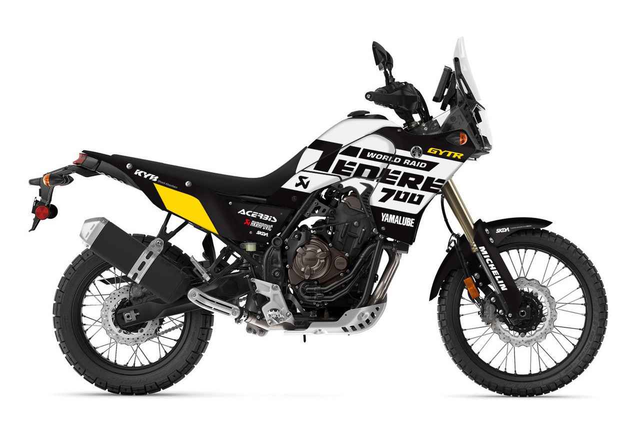 Rally Racer Yamaha Tenere 700 Enduro Tenere 700 Retro Sticker Kit