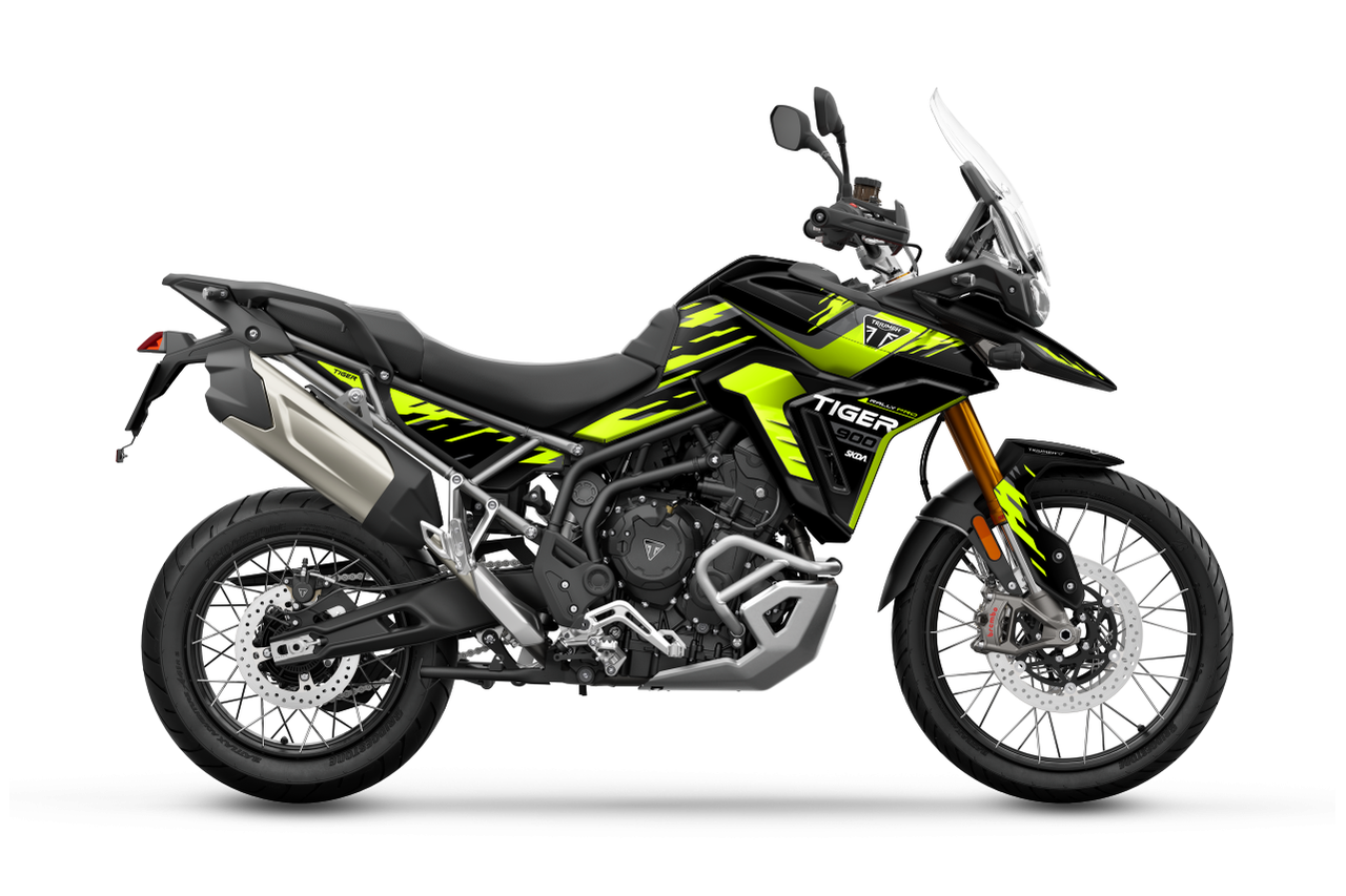 MANIAC NEON Black Tiger 900 Full Graphics Kit - SKDA - AU Store