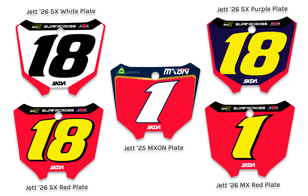 Jett Lawrence - '26 Replica Plates - SKDA - AU Store