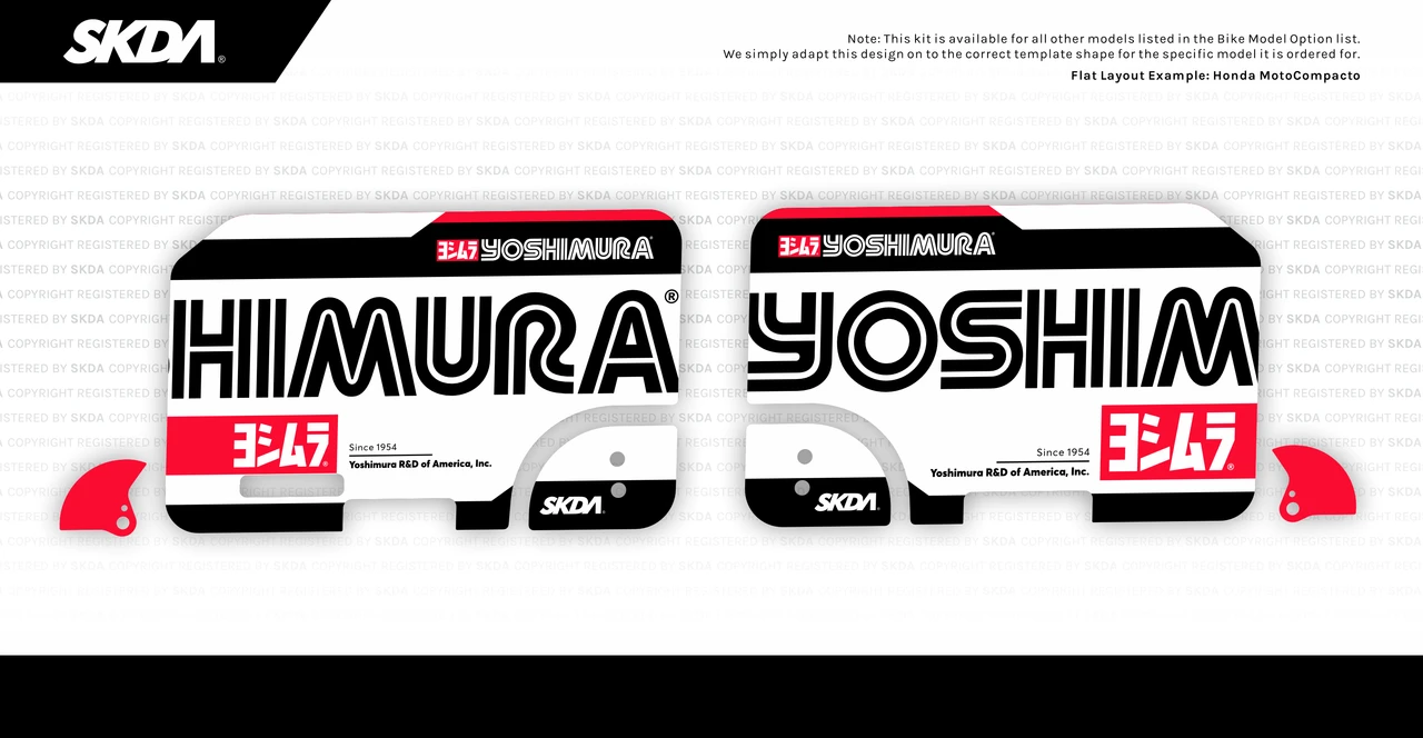 Yoshimura Graphics YOSHIMURA MotoCompacto Full Graphics Kit - SKDA - AU Store