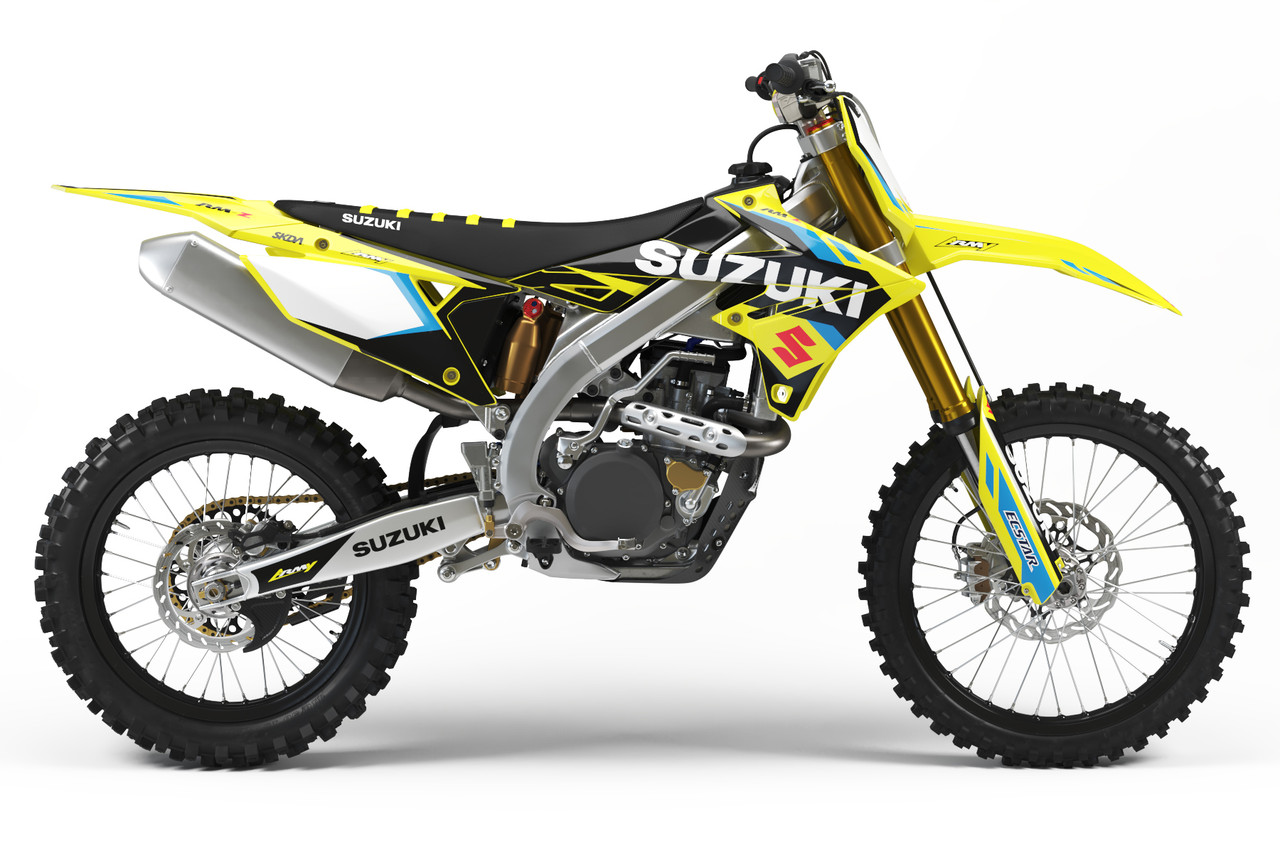 NITRO Ylw/Blue RMZ Full Graphics Kit - SKDA Moto Creative - EU