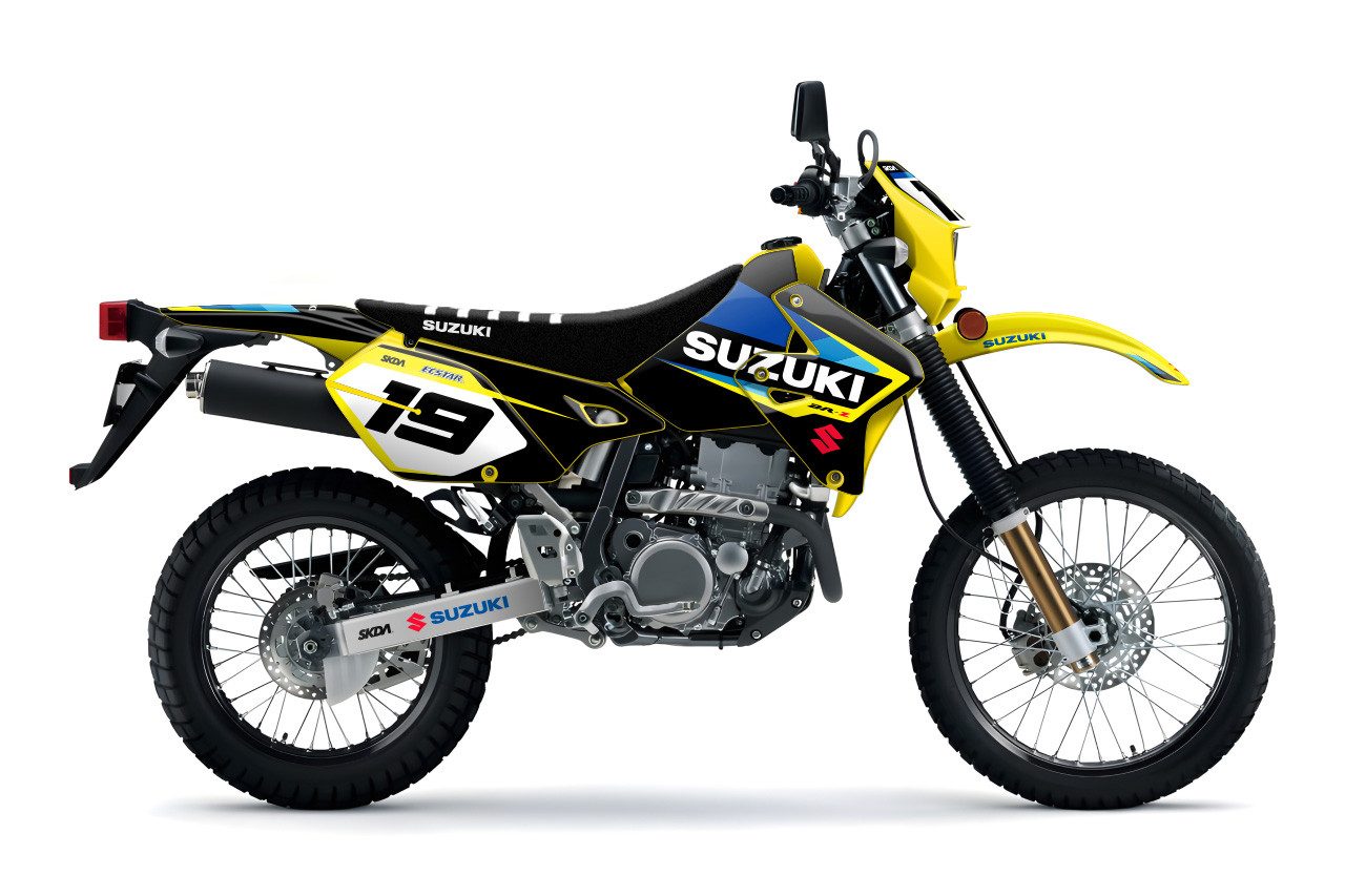 OMBRE Yellow DR-Z 400 Full Graphics Kit - SKDA Moto Creative - EU