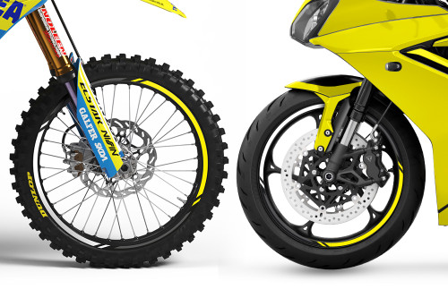 Rim Tape Decals designed and manufactured by SKDA Moto Creative.