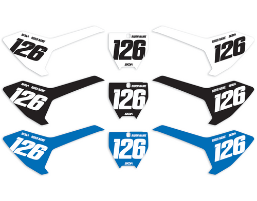 Husqvarna Mini Bike Number Plates by SKDA
