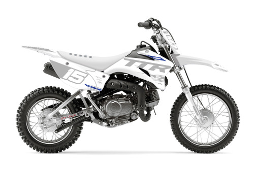 SMOKE Wht/Gry TTR Full Graphics Kit by SKDA