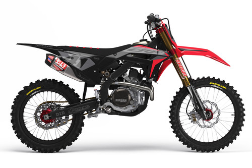 AERO Blk/Red CR/CRF Honda Full Graphics Kit by SKDA