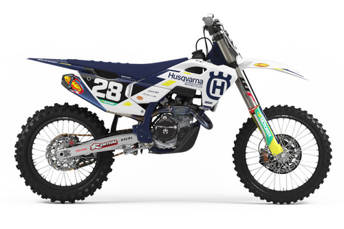 LEAD Blue Husqvarna Full Graphics Kit by SKDA