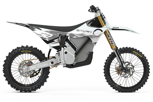 ALIEN CHROME Stark Varg Full Graphics Kit designed and manufactured by SKDA Moto Creative.