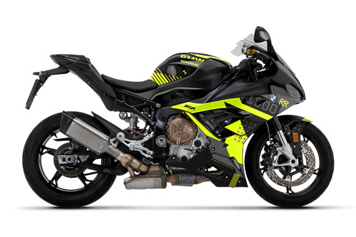 SUPER NEON S1000RR Full Graphics Kit designed and manufactured by SKDA Moto Creative.