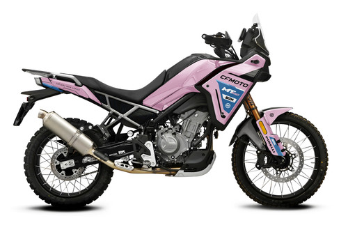 DESERTICA Pink MT450 Full Graphics Kit designed and manufactured by SKDA Moto Creative.