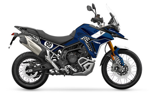 SPEEDWAY Navy Tiger 900 Full Graphics Kit designed and manufactured by SKDA Moto Creative.