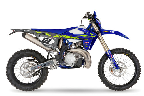 24.5 FACTORY Team NEON Sherco Full Graphics Kit designed and manufactured by SKDA Moto Creative