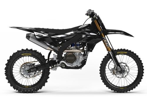 AXE CHROME Silver YZF/WRF Full Graphics Kit designed and manufactured by SKDA Moto Creative.