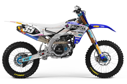 22 CLUBMX REDBUD YZF/WRF Full Graphics Kit designed and manufactured by SKDA Moto Creative.
