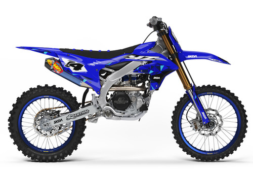 RIDGE Blue YZF/WRF Full Graphics Kit designed and manufactured by SKDA Moto Creative.