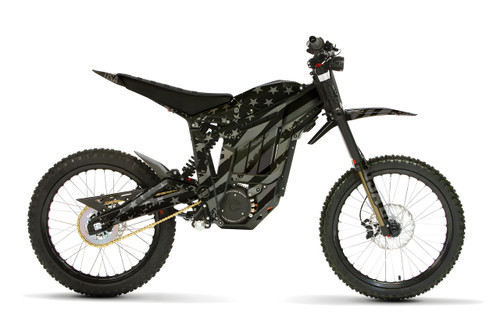 GRIT Grey Talaria Sting Full Graphics Kit designed and manufactured by SKDA Moto Creative.
