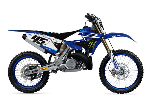 FREAK Blue YZ Full Graphics Kit designed and manufactured by SKDA Moto Creative.