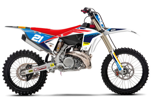 CORSA Fantic Full Graphics Kit designed and manufactured by SKDA Moto Creative