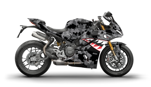BOMBER Black Panigale Full Graphics Kit