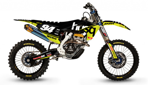 CHICANE Flo Husqvarna Full Graphics Kit designed and manufactured by SKDA Moto Creative.