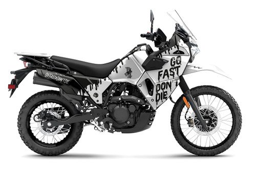 GFDD V2 KLR Full Graphics Kit designed and manufactured by SKDA Moto Creative.