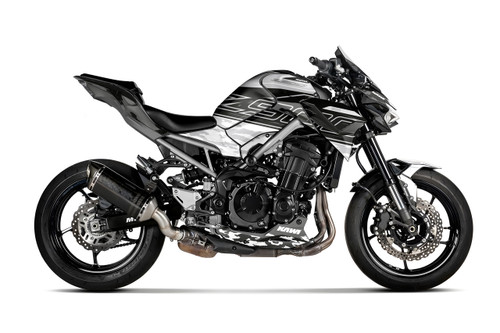 UNSEEN Kawasaki Z Full Graphics Kit designed and manufactured by SKDA Moto Creative.